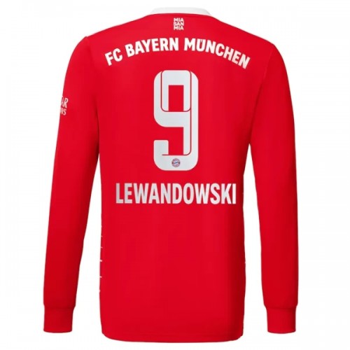 Nogometni Dresovi FC Bayern München Lewandowski 9 Domaći 2022-23 Dugim Rukavima Nogometni Dresovi FC Bayern München Lewandowski 9 Domaći 2022-23 Dugim Rukavima